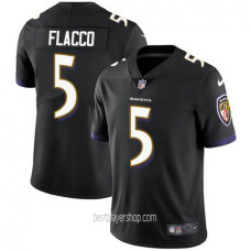 Joe Flacco Baltimore Ravens Mens Game Alternate Black Jersey Bestplayer